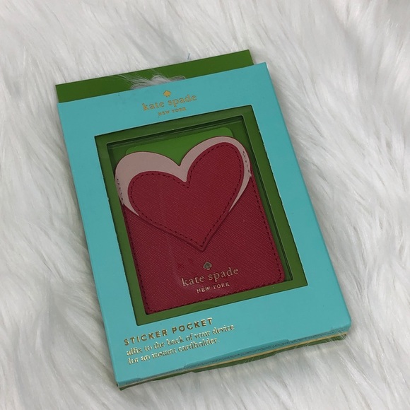 Kate Spade Red Heart Cardholder Sticker Phone - Picture 2 of 3